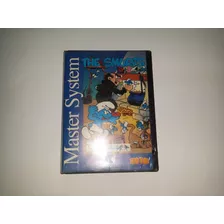 The Smurfs Capa Caixa Vazia Master System Original Tec Toy