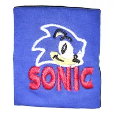 Muñequera Niños Sonic Logo Bordado
