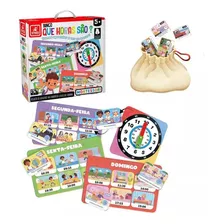 Bingo Que Horas São Montessori - Brincadeira De Criança