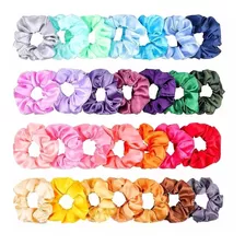 Kit 10 Scrunchies De Cabelo Xuxinha Prendedor Atacado 