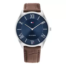 Reloj Tommy Hilfiger Para Hombre De Cuero 1710536 Ss