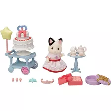 Sylvanian Families Conjunto Hora Da Festa Menina Gata Epoch