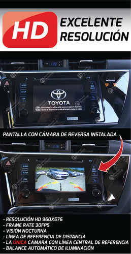 Cmara De Reversa  Para Toyota Corolla S Standar Ao 2018 Foto 4