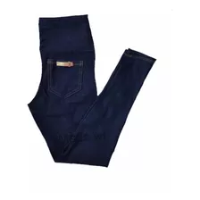 Calça Legging Cotom Jeans Com 2 Bolso Atras P M G Gg