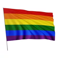 Bandeira Em Tecido Sublimado Lgbtqia+ 1,50x1,00