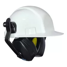 Capacete De Segurança Branco + Abafador De Ruídos Kw-l Agena