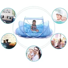 Berço D Bebê Portátil Mini Com Mosquiteiro Seu Bebe Protegid