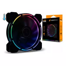 Cooler Fan Gabinete Ventoinha Pc Computador Gamer Led Rainbow