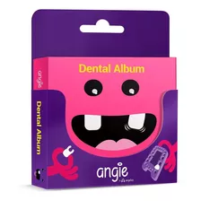 Dental Album Angie ® Rosa Porta Dentinhos + Album Recordação