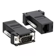 Par De Adaptadores Vga Por Rj45 (hasta 20m.) Cat.5/5e/6 