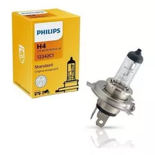 Lâmpada H4 Halógena Farol Alto Baixo Philips Standard 12v