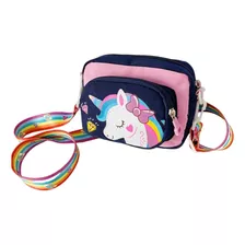 Bolso Infantil Cartera Diseño Unicornio Niña