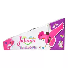 Juliana Sporting Tri Scooter Monopatin Infantil Con Luz 016 Color Rosa