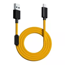 Cable Usb Tipo C Trenzado Vsg Aquila Amarillo