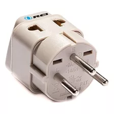 Orei Universal Universal 2 En 1 Adaptador De Enchufe Tipo H 