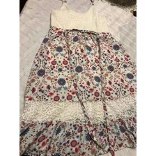 Vestido Solero Niña Talle 14 Buen Estado Divino