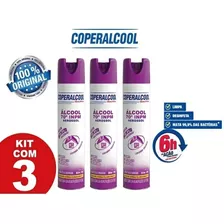 Álcool 70 Coperalcool Aerossol Spray 360ml Lavanda - 3unid