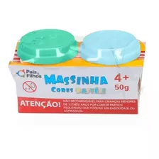 Kit Massinha Cores Pastéis Com 2 Cores 50g - Pais E Filhos