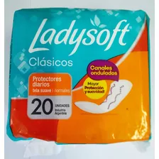 Ladysoft Protectores Diarios Clasicos Tela Suave 20 Unid.