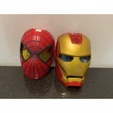 Mascara Homem Aranha + Homem De Ferro