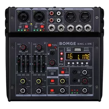 Bomge Consola De Mezclador 4m Profesional De 4 Canale 24dsp