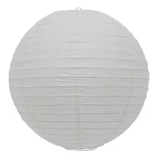 Pendente Oriental Luminária Japonesa Balão 60 Cm Branca
