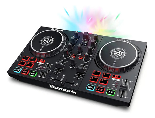 Imagen de Controlador De Dj Numark Party Mix Il C/espectáculo De Luces Color Negro