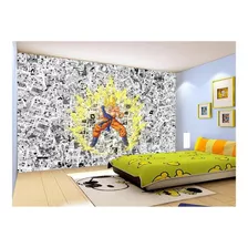 Papel De Parede Dragon Ball Goku Página Manga 10m² Dbz520