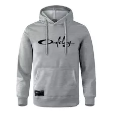 Casaco Masculino Oakley Assinatura Moletom De Frio Com Capuz