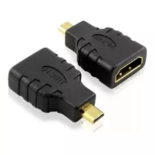 Adaptador Micro Hdmi Para Hdmi - M X F Ponta Dourada 1080p