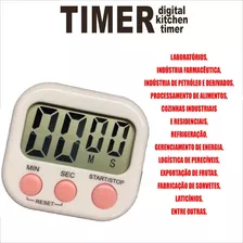 Temporizador Relogio Timer Regressivo Digital Cozinha C/ Imã