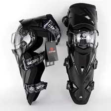 Rodilleras Scoyco K12 Articuladas Negro Para Moto