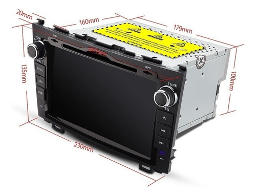 Android Honda Crv 2007-2011 Dvd Gps Wifi Radio Carplay Radio Foto 9