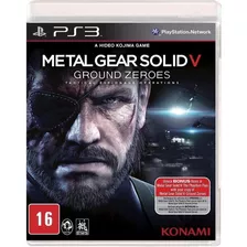 Jogo Ps3 Metal Gear Solid V Ground Zeroes