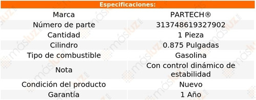 1- Bomba Frenos Lexus Es330 3.3l V6 2004/2006 Partech Foto 3