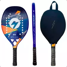 Raquete De Beach Tennis Lightning Bolt Black Edition 3k