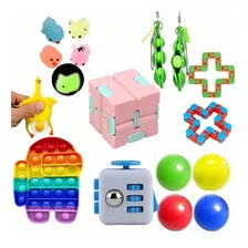 17 Peças Fidget Sensorial Stress Relief Toys