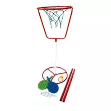 Juego 2 En 1 Tenis Orbital Con Aro Basket Casa Valente