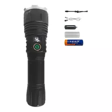 Linterna Tactica De Mano Pro Pm10 Lidimi Zoom Recargable Led