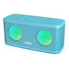 Parlante Doss Soundbox Plus Táctil Control Celeste