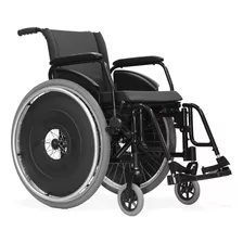 Cadeira De Rodas Para Obeso Ulx 60cm Preta - Ortobras