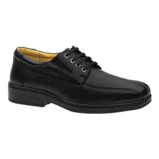 Sapato Casual Doctor Shoes Couro Preto