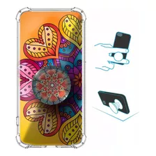 Carcasa + Popsocket Mandala Todos Los Modelos iPhone