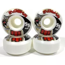 Roda Moska 55 Mm Skate White Rock 53d = 101 A