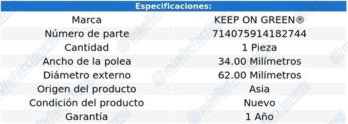 Polea Tensora Distribucin Volkswagen Phaeton V8 4.2l 04-06 Foto 4