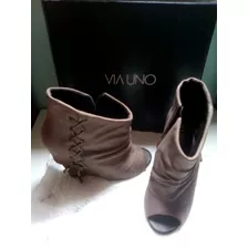 Botin Via Uno Marron Talla 35