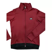 Campera Ciclismo Magenta Termica Lycra Frisada - Libertator