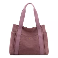 Bolso De Lona Para Mujer Bolsa De Hombro Individual Portáti