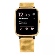 Smartwatch Mormaii Life Full Display Dourado - Molifeam/7d