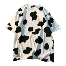 Camiseta Tumblr Kawaii Vaca Vaquinha Milk Cute Fofo Hype